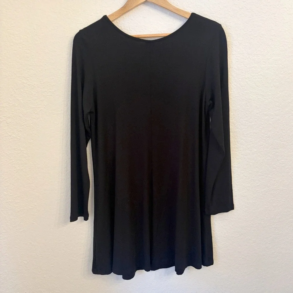 Comfy USA Tunic Top Womens S Modal Stretch Jersey Knit USA Basic Minimalist‎ Tee